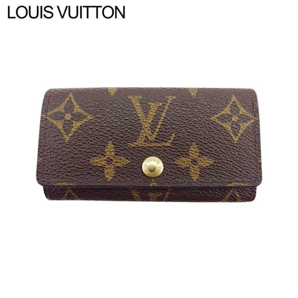 LOUIS VUITTON Key Case Monogram Monogram Canvas Authentic Used - Picture 1 of 9